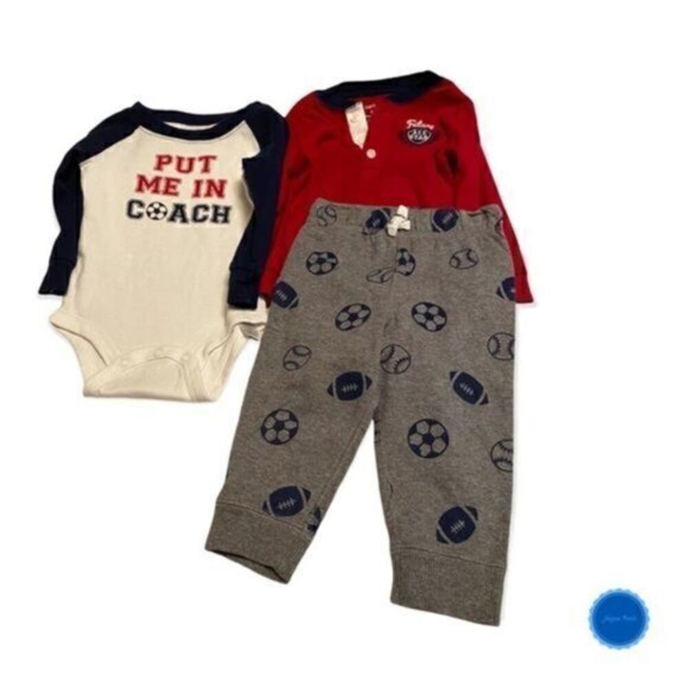 2 Carter’s Boy’s 3 piece outfit